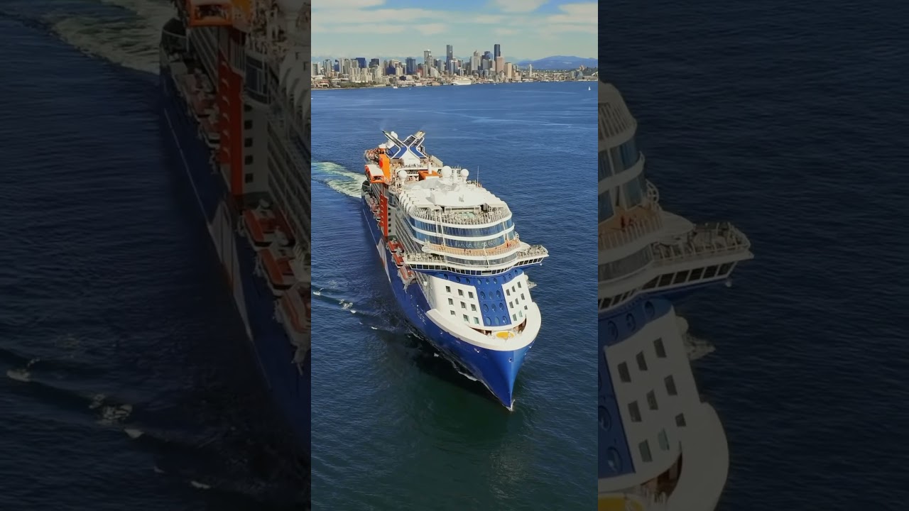 Celebrity Edge Seattle 🤯 #celebritycruises
