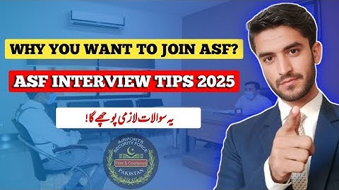 How To Pass ASF Interview 2025 | Airport Security Force Interview Tips 2025 | Mistakes To Avoid!