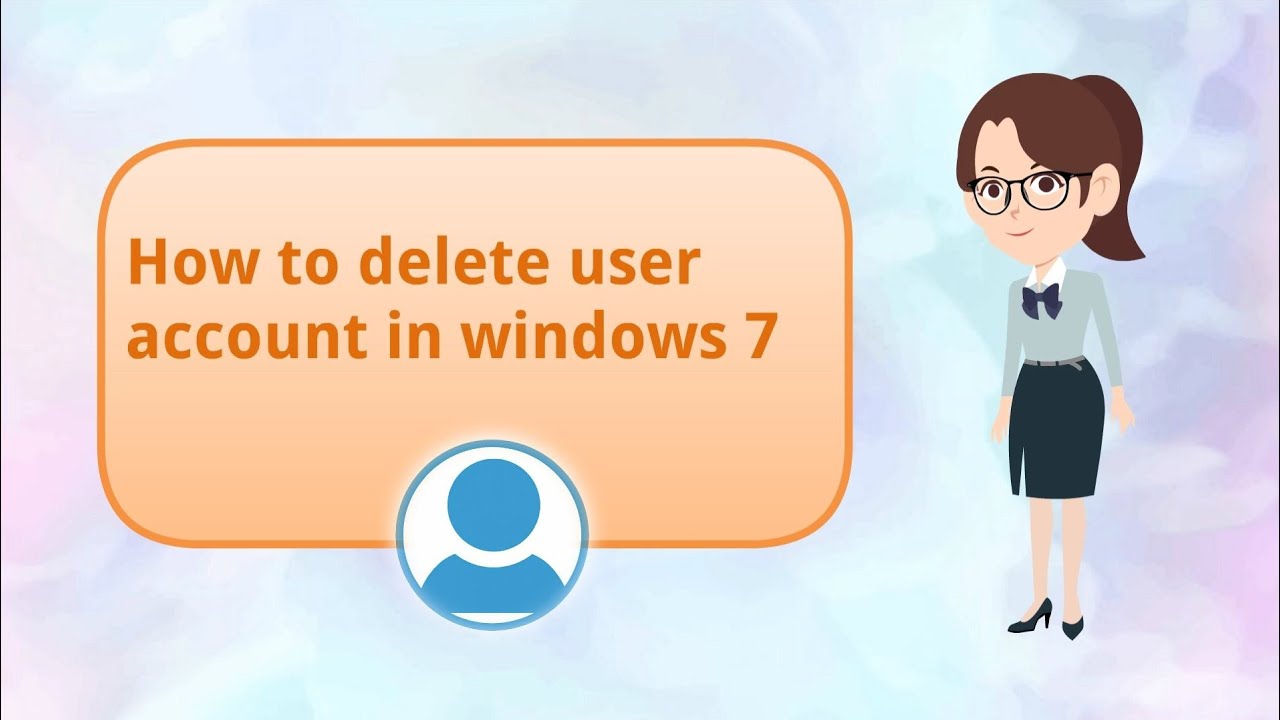 How to delete user account | windows 7 - YouTube