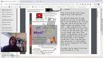 Math 119 Course Tour - Spring 2019