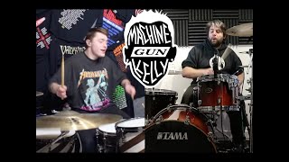 Machine Gun Kelly "Emo Girl (feat. WILLOW)" - Dual DRUM COVER W/SPANTNEY