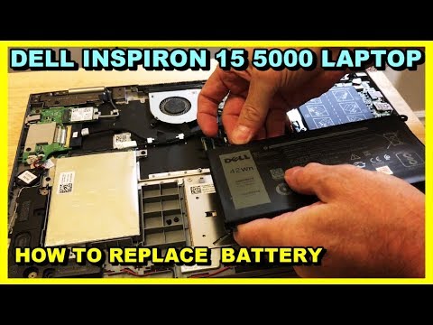 DELL INSPIRON 15 5000 SERIES LAPTOP. HOW TO REPLACE YOUR BATTERY &amp;amp; UNBOXING BATTERY