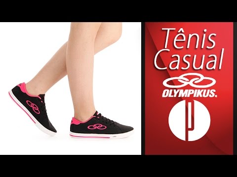 tenis olympikus johnny feminino branco com rosa