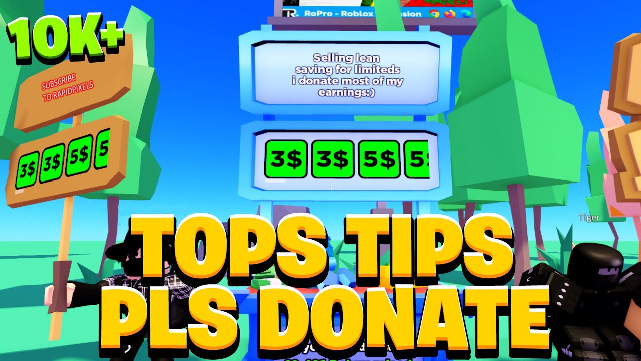 How to EASILY Raise ROBUX in PLS Donate - Roblox 