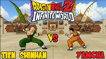 Tien Shinhan Vs. Yamcha (CPU Vs CPU) DBZ - Infinite World (Mod Budokai 4)