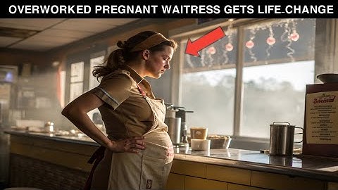 Pregnant Waitress Worked Double Shifts—What One Stranger Did Changed Her Life Forever…