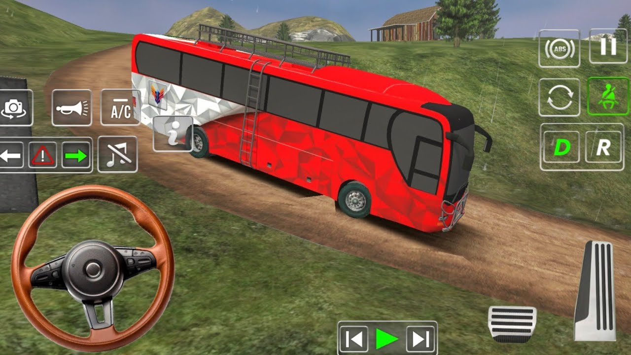 Village Route Public Bus Driving Game - Bus Wala Game - Bus Game Android Gameplay