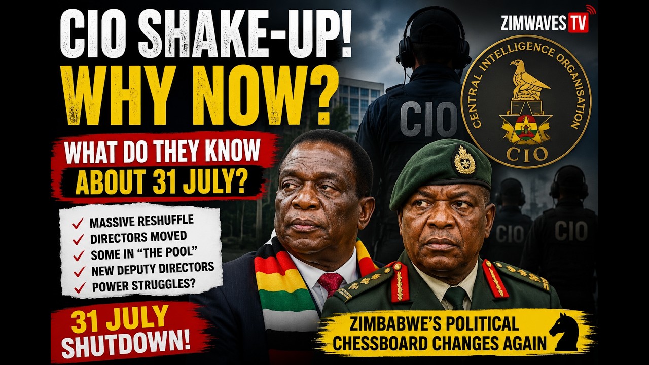 CIO SHAKE UP BEFORE 31 JULY! | What Does Mnangagwa Know?