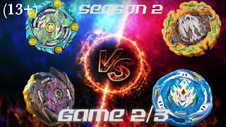 (13+) S2-E2! Curse Satan/Golden Phoenix AND First Uranus/Wind Knight 🔥🔥 #beybladebattle #beyblade