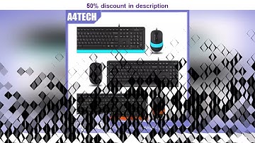 Latest Products You Must Know! A4tech F1010 Flying Era Wired Keyboard Mouse Combos 1600dpi Photoe