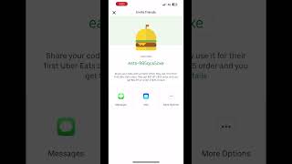 Uber Eats Promo! First time