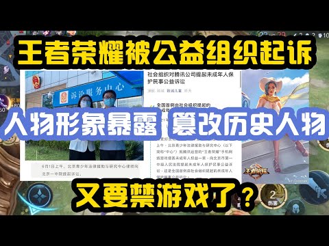 王者荣耀又上热搜，遭公益组织起诉，被指侵害未成年人权益，人物形象设计暴露，篡改历史人物形象，网友却支持腾讯！