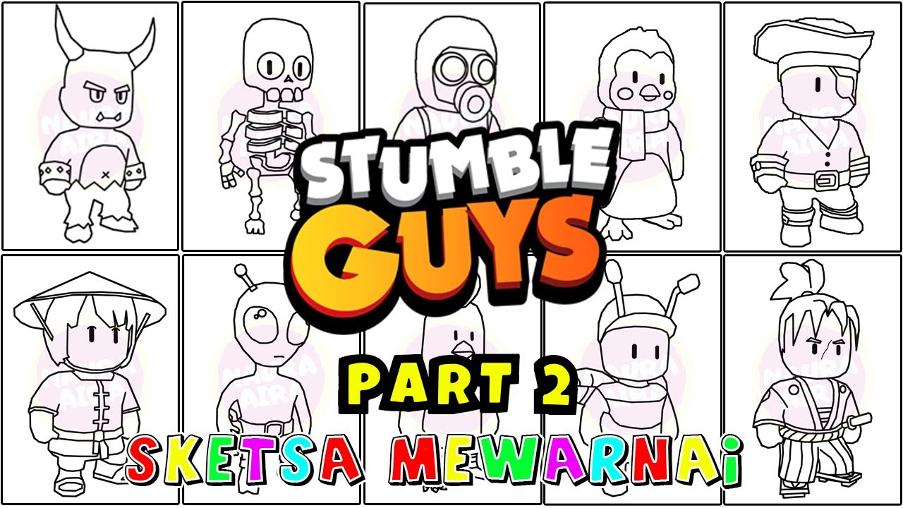 Mewarnai Karakter Stumble Guys