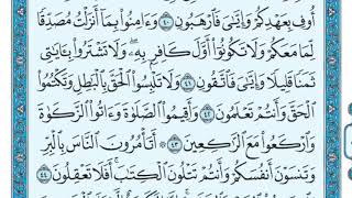 سورة البقرة مكررة عشر مرات   ماهر المعيقلي   مكتوبة   حفظ القرآن الكريم   الصفحة السابعة   الصفحة   - اسمعها