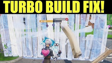 Epic FIXED TURBO BUILDING!! (ANOTHER UPDATE!) - Fortnite