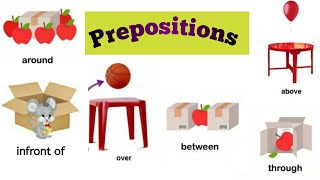 Propositions of place for children | On in under near between | Prepositions  |