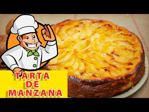 TARTA de MANZANA y QUESO muy FÁCIL