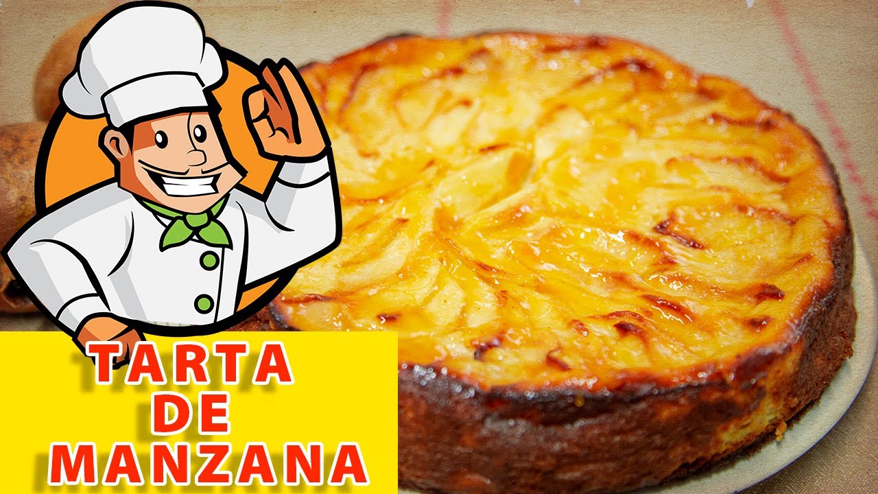 TARTA de MANZANA y QUESO muy FÁCIL