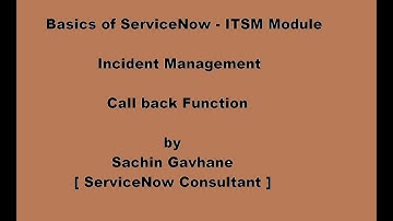 Call back function in ServiceNow