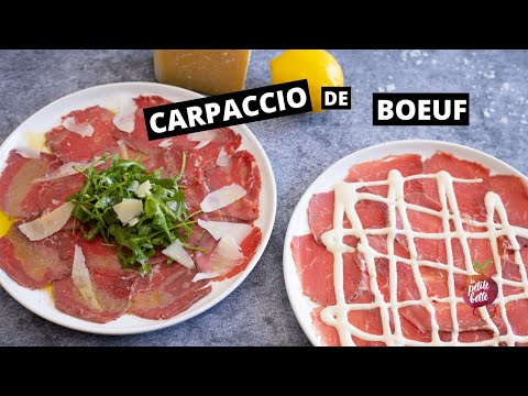 Vidéo: Carpaccio : Qu'est-ce Que C'est Et Comment Le Cuisiner ?