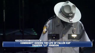 Community honors life of fallen Kentucky State Trooper JJ Johnson
