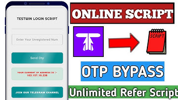 Testwin App Refer Script || Unlimited Refer Trick Without OTP || Unlimited Trick
