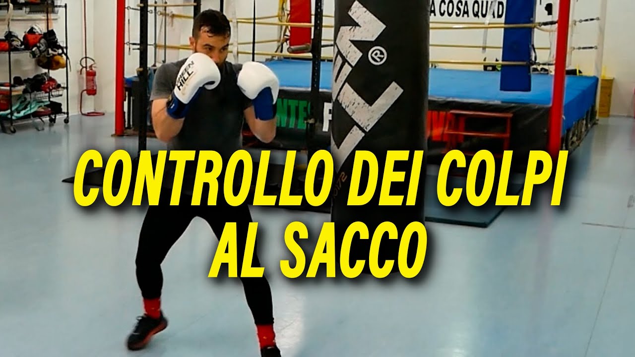 Controllo dei colpi al sacco - sviluppa la sensibilità sui colpi - ALLENATI COME UN PUGILE