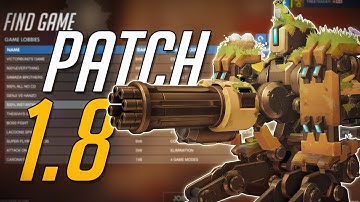 Overwatch: [Patch 1.8] Server Browser, Season 4, Bastion Overhaul and more!