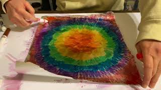 Tie Dye Marker Prints