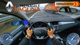 Renault Laguna 2.0dCi (110kW) |84| 4K60 DRIVE POV - ACCELERATION, SOUND, BRAKES & ENGINE |TopAutoPOV