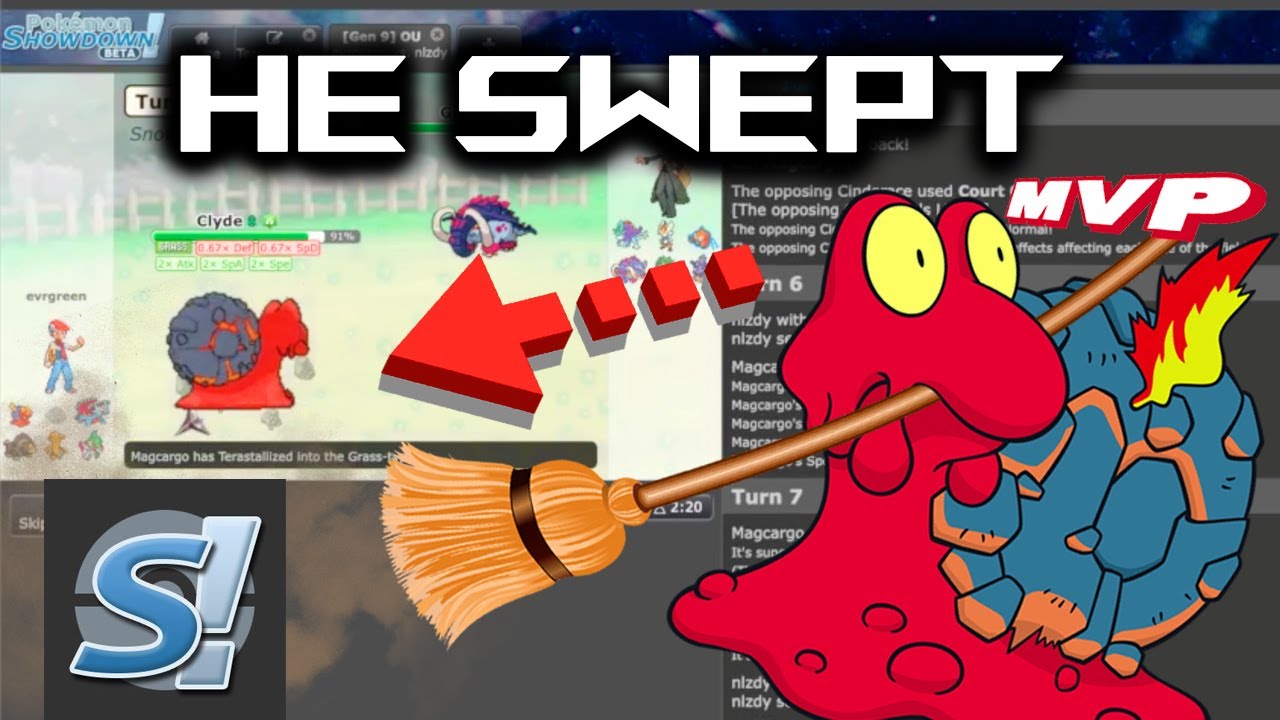 SHELL SMASH LIFE ORB MAGCARGO UNLEASHED | Pokemon Showdown Scarlet and Violet OU