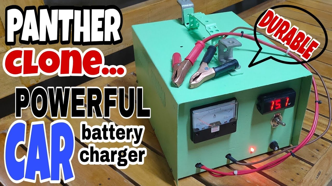 DIY 20A CAR BATTERY CHARGER 59tv8 YouTube