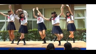 Japanese high school girls dance