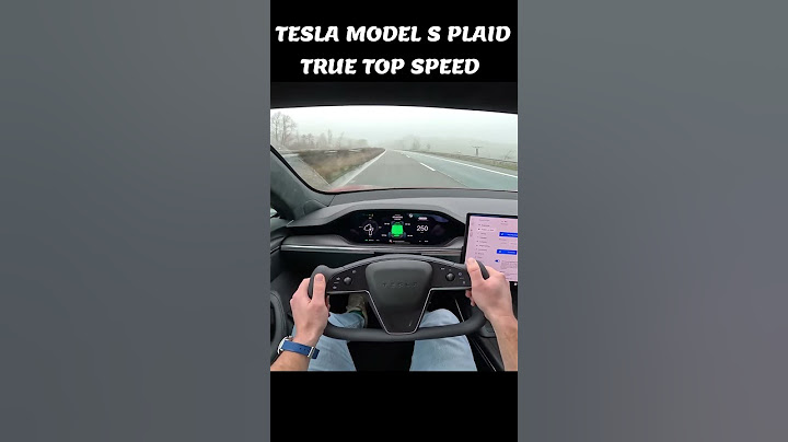 Tesla Model S Plaid - True top speed on Autobahn #shorts #tesla