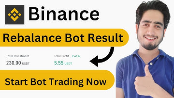 Binance Bot Trading Profit 2023 | Rebalance Bot Result 2023 | Binance Bot Trading