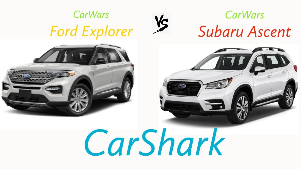 CarWars | Ford Explorer Vs. Subaru Ascent - YouTube