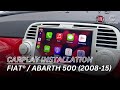 Installation dapple carplay et dandroid auto radio sur fiat 500 20082015