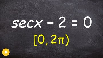 How to solve a trigonometric equation with secant