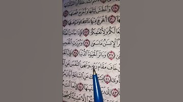 اللهم اغفر لى واجعل ايامي عامرة بذكرك #quran #القرآن_الكريم #راحة_نفسية #سورة_النازعات #المصحف #قرآن