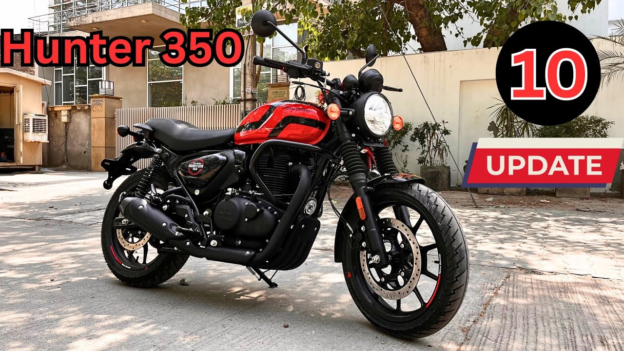 London Red Hunter 350 Top Model 2025 Launch 10 New Big Update Detailed Review On Road & All Features