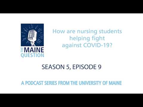 How are nursing students helping fight against COVID-19?