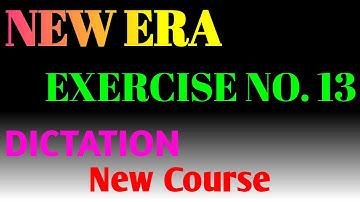 New Era Exercise No. 13 Dictation (Pitman Shorthand). #officialsignatureinstitute