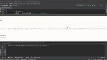 Python GUI Development with GTK+ 3 - Tutorial 10 - Text Styling