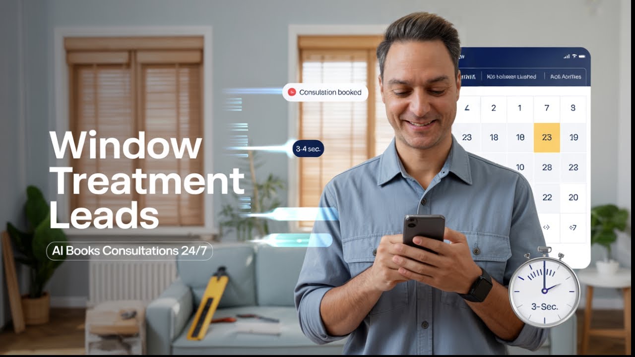 This AI Calls Window Treatment Leads in 3 Seconds - Insane!