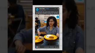 Celebrity Curly Tales Kamiya Jani eating Beef in Koch original video with caption. Net Worth