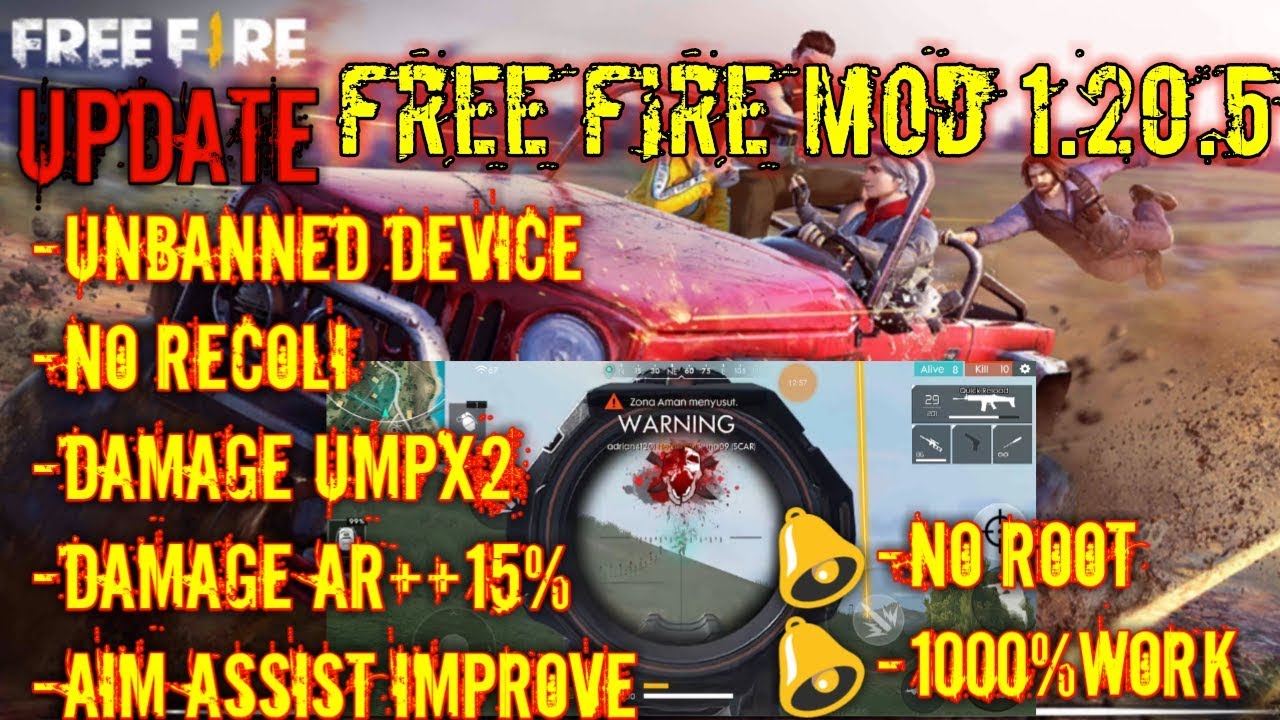 Free Fire Hacked Apk Obb 9999