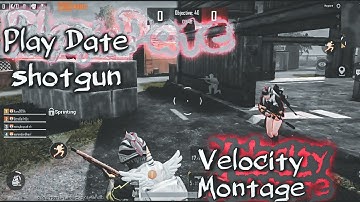 PLAYDATE - BEST VELOCITY MONTAGE  SUPER SLOW MOTION  BEAT SYNC MONTAGE | PUBG MOBILE