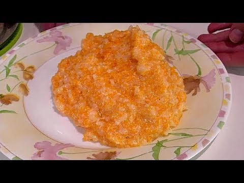 Тыквенная каша с рисом. / Гарбузова каша.