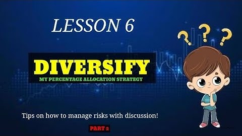 PSE Lesson 6: Diversification by percentage (Trader