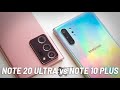 Samsung Galaxy Note 20 Ultra vs Note 10+